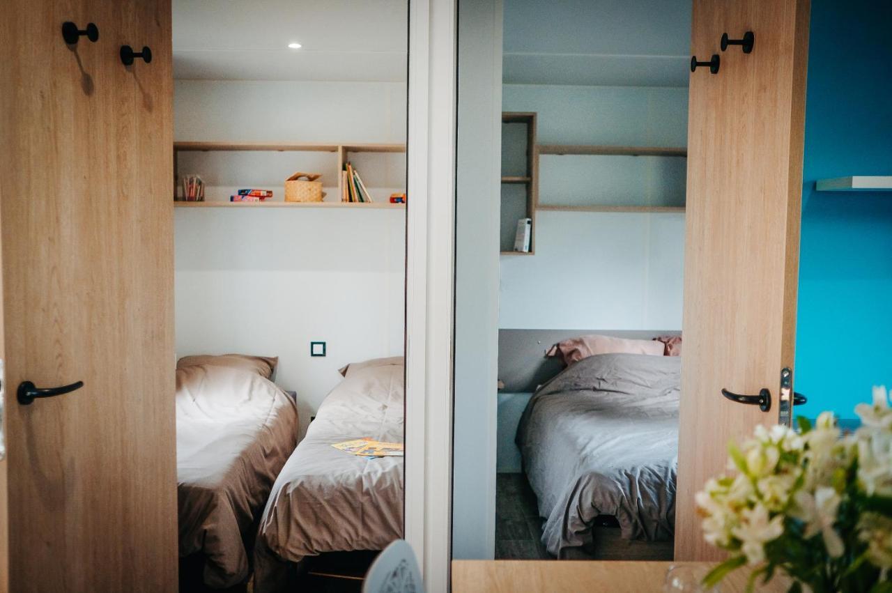 Mobil Home Xxl 4 Chambres - Camping Les Jardins Du Morbihan Monterblanc エクステリア 写真