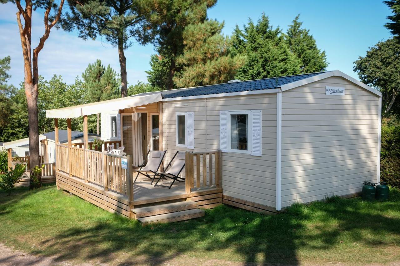 Mobil Home Xxl 4 Chambres - Camping Les Jardins Du Morbihan Monterblanc エクステリア 写真