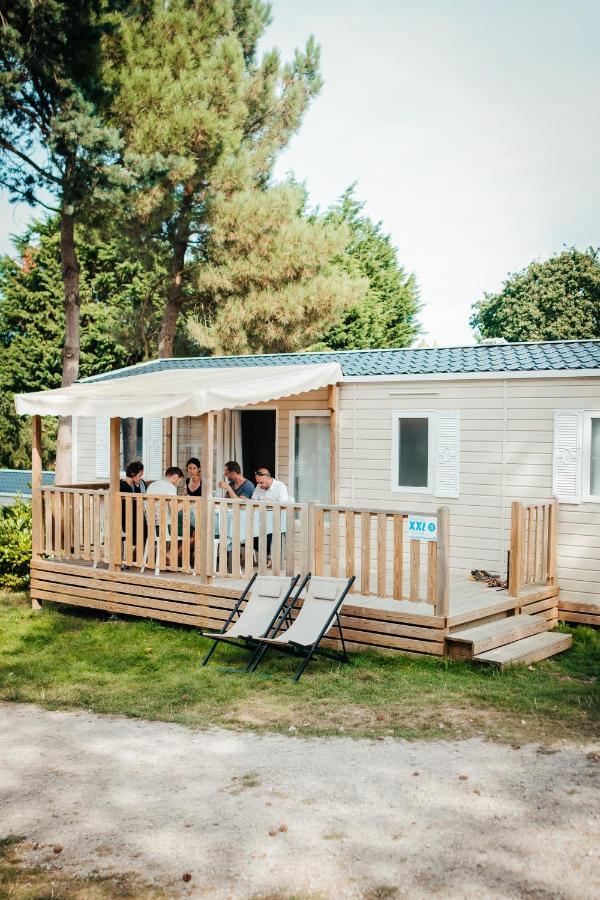Mobil Home Xxl 4 Chambres - Camping Les Jardins Du Morbihan Monterblanc エクステリア 写真